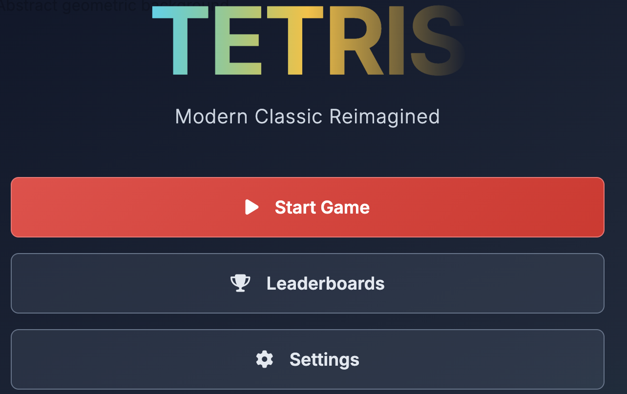 Tetris Game